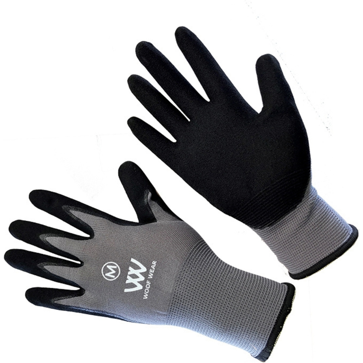 Woof Wear Sommer Yard Handschuh WG0125 - BKGY - Black Grau